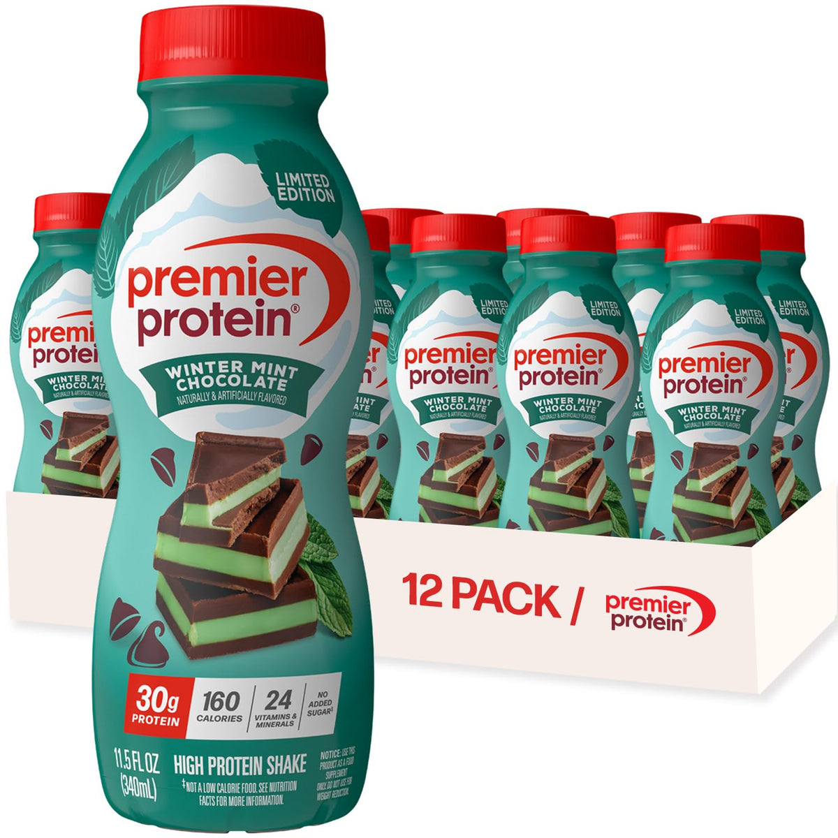 Premier Protein LIMITED EDITION 30g Shake, Pumpkin Spice, 12 Pack