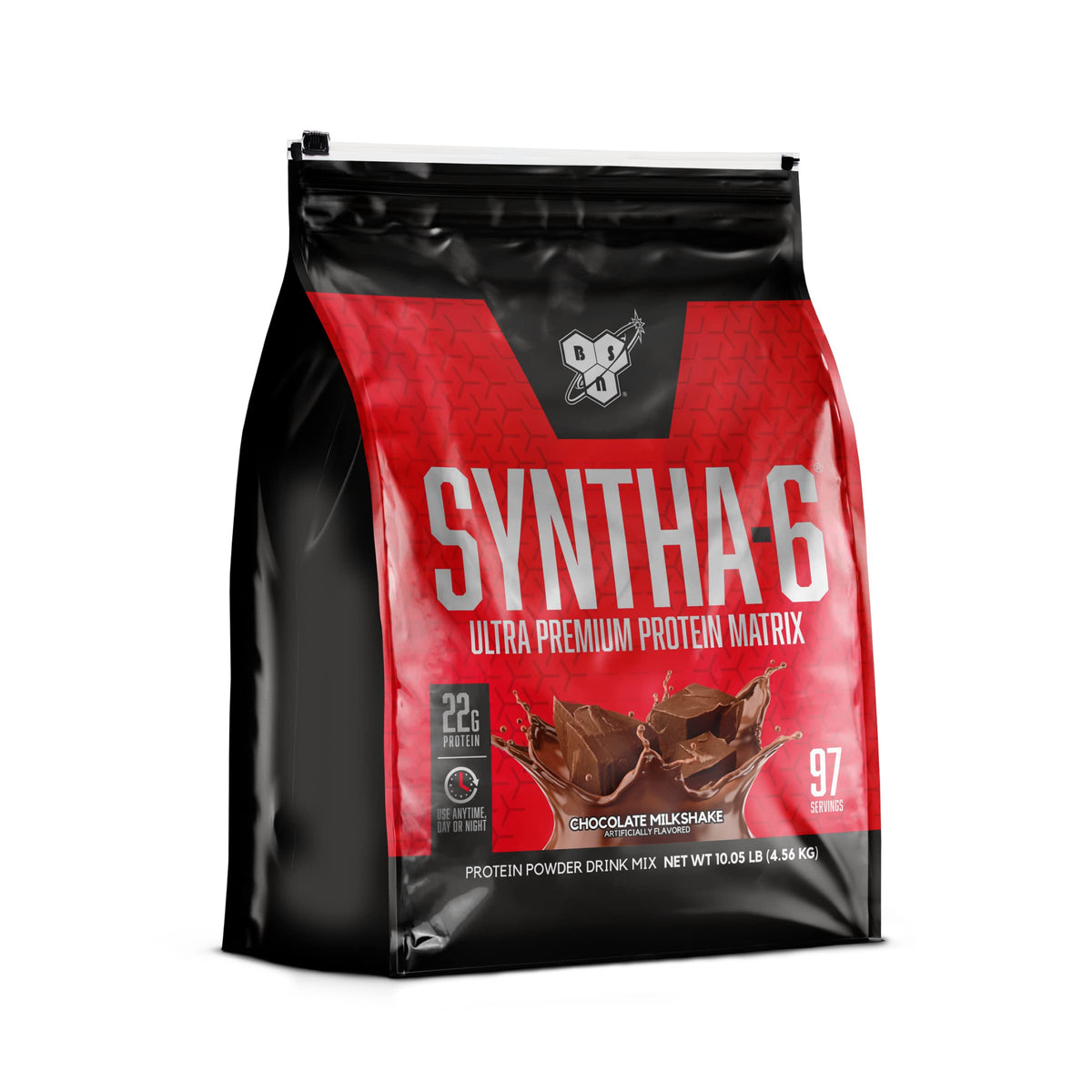BSN SYNTHA-6 Premium Protein Powder, Strawberry Milkshake, 48 Servings