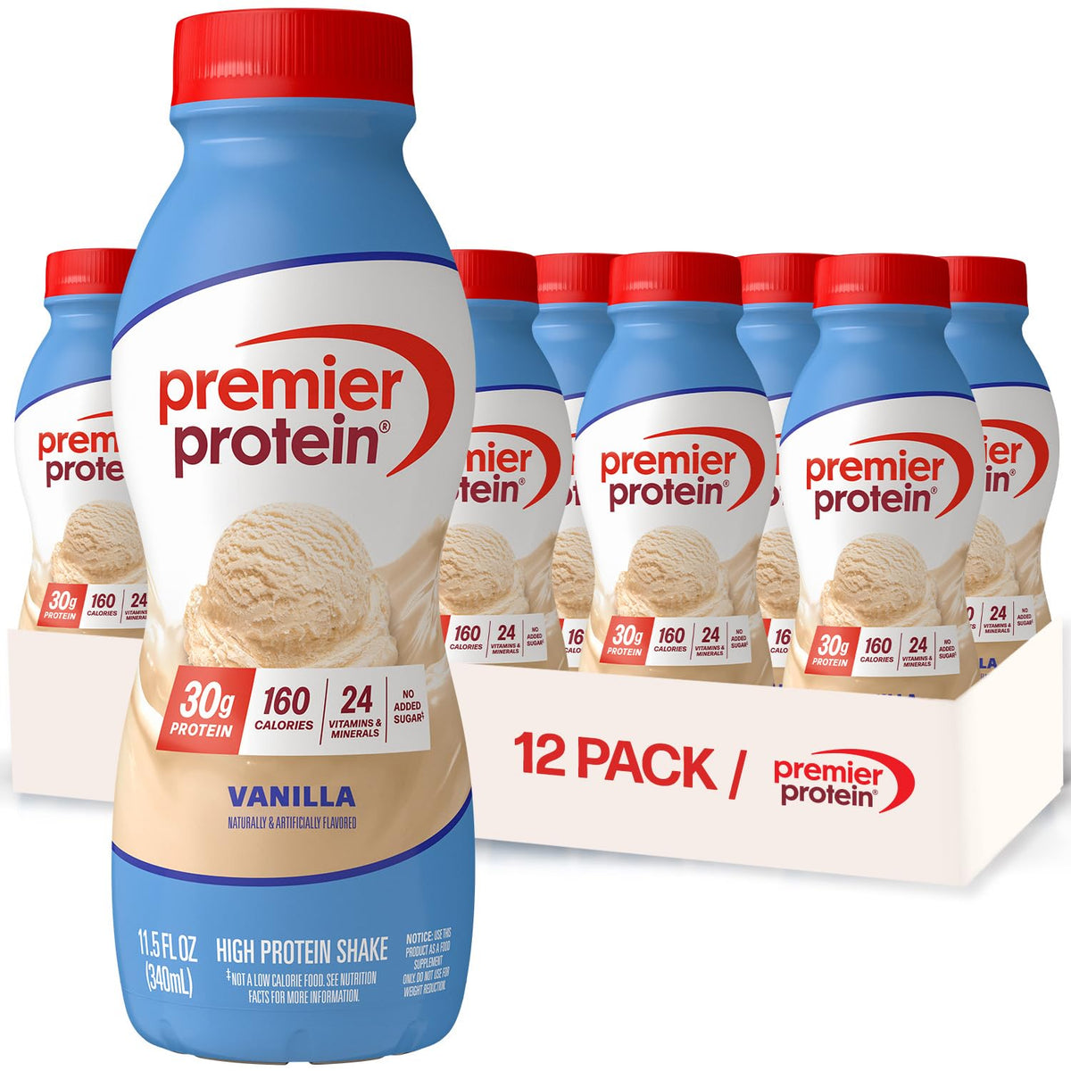 Premier Protein LIMITED EDITION 30g Shake, Pumpkin Spice, 12 Pack