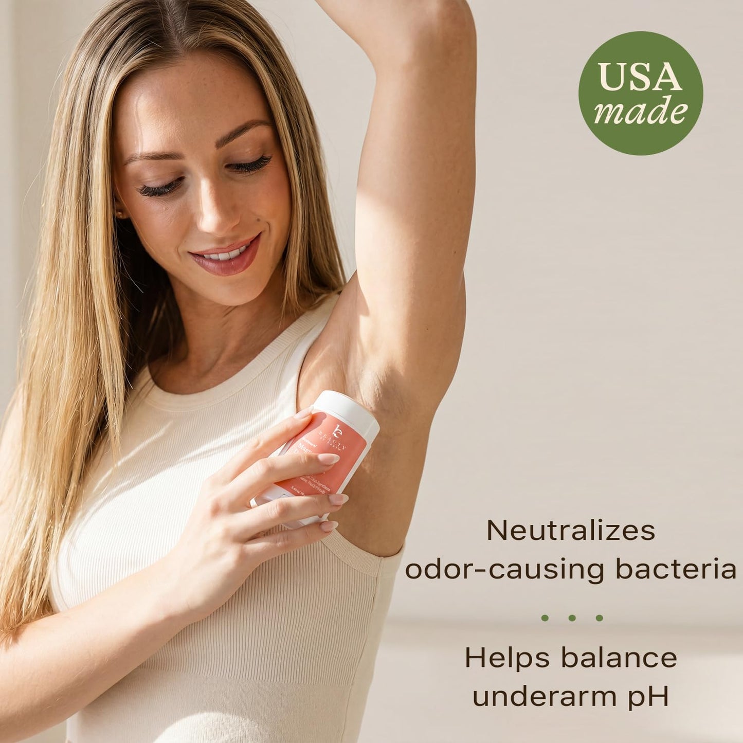 Aluminum Free Deodorant for Men & Women - USA Made with Natural & Organic Ingredients, Fresh Long-Lasting Odor Protection, Baking Soda Free, Non-Irritating Magnesium Deodorant, Sensitive Skin Safe