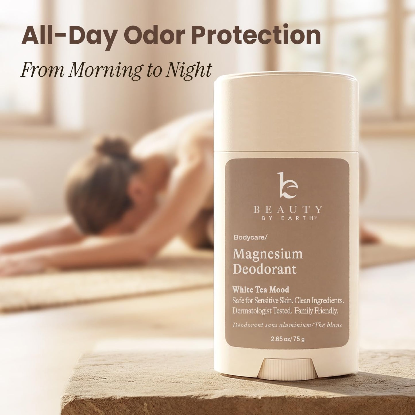 Aluminum Free Deodorant for Men & Women - USA Made with Natural & Organic Ingredients, Fresh Long-Lasting Odor Protection, Baking Soda Free, Non-Irritating Magnesium Deodorant, Sensitive Skin Safe