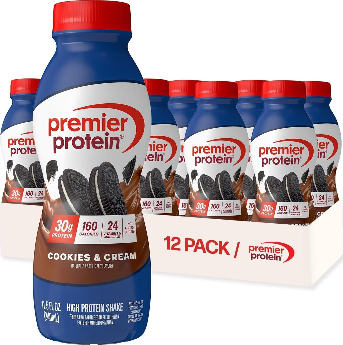 Premier Protein LIMITED EDITION 30g Shake, Pumpkin Spice, 12 Pack