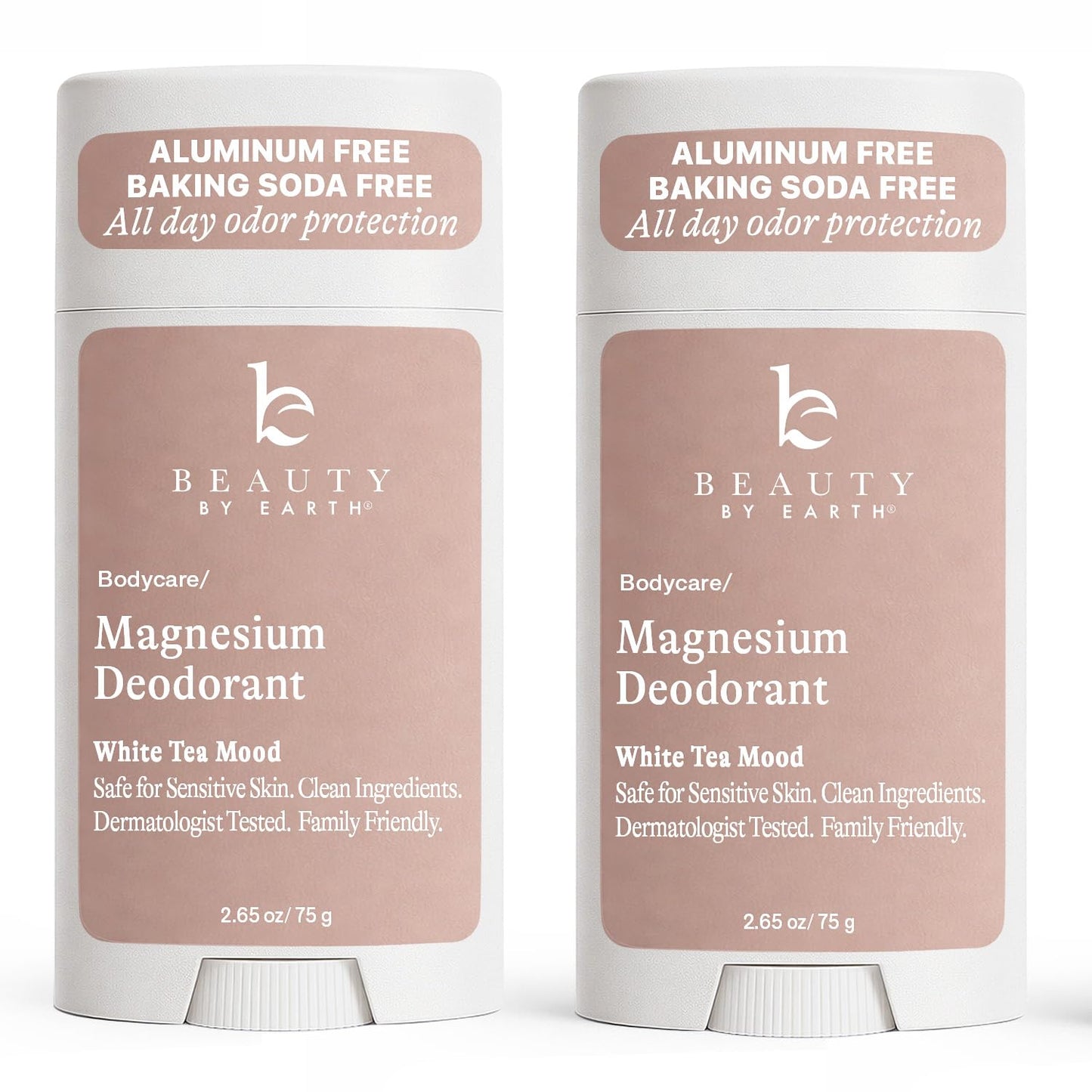Aluminum Free Deodorant for Men & Women - USA Made with Natural & Organic Ingredients, Fresh Long-Lasting Odor Protection, Baking Soda Free, Non-Irritating Magnesium Deodorant, Sensitive Skin Safe