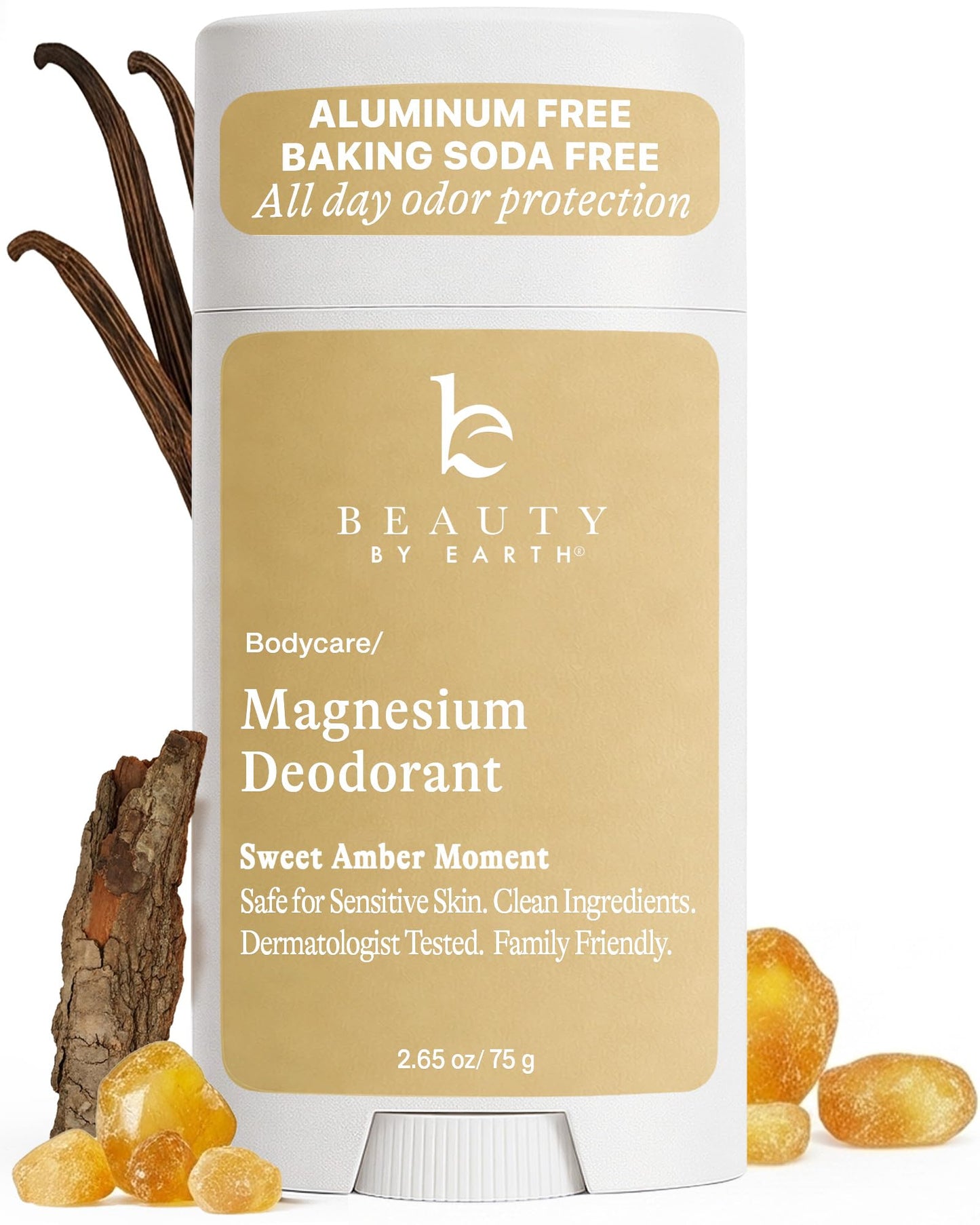 Aluminum Free Deodorant for Men & Women - USA Made with Natural & Organic Ingredients, Fresh Long-Lasting Odor Protection, Baking Soda Free, Non-Irritating Magnesium Deodorant, Sensitive Skin Safe