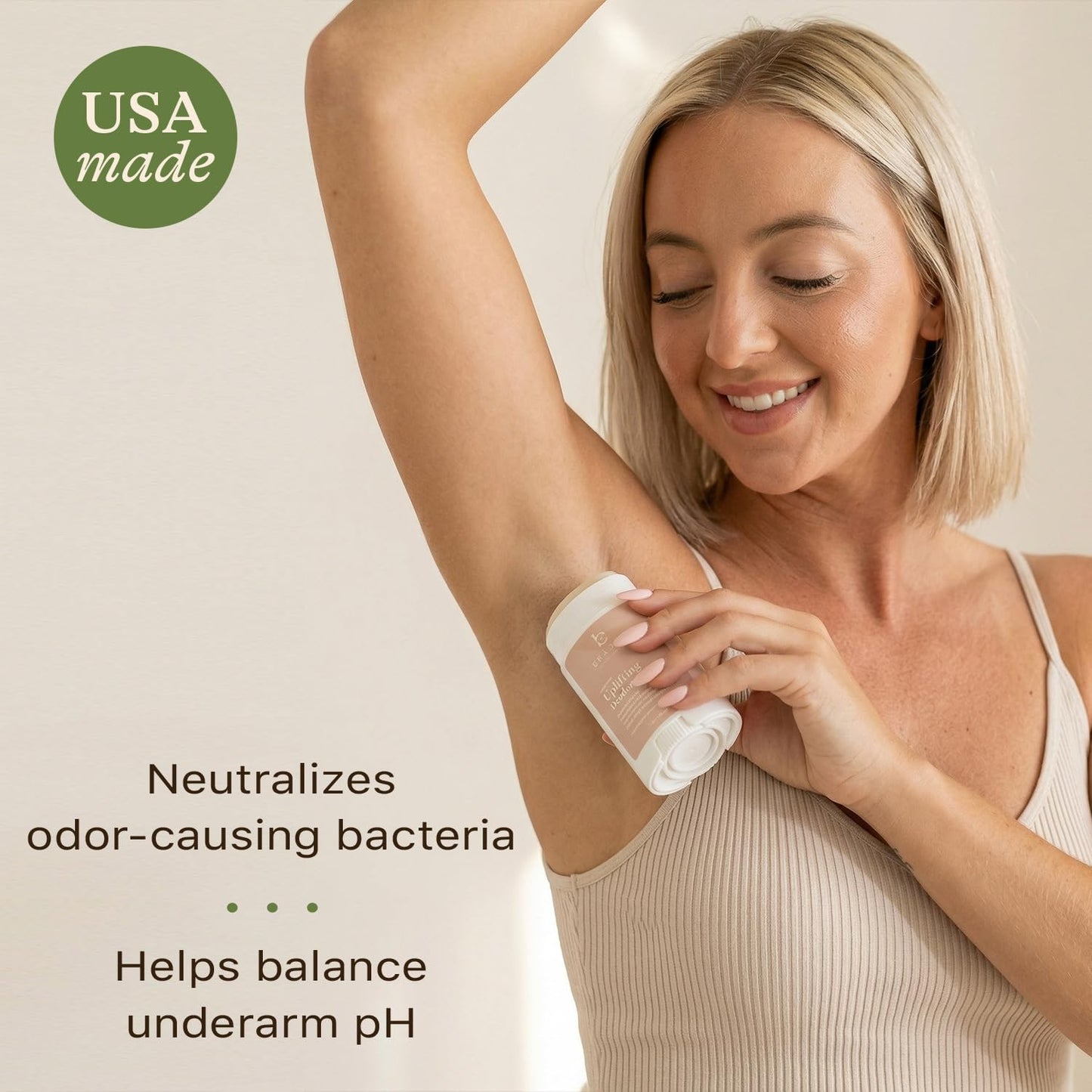 Aluminum Free Deodorant for Men & Women - USA Made with Natural & Organic Ingredients, Fresh Long-Lasting Odor Protection, Baking Soda Free, Non-Irritating Magnesium Deodorant, Sensitive Skin Safe