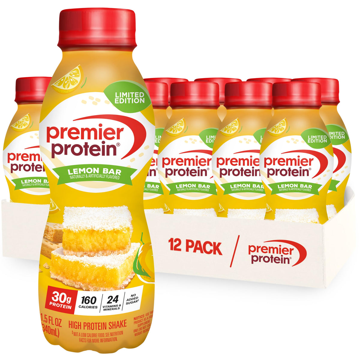 Premier Protein LIMITED EDITION 30g Shake, Pumpkin Spice, 12 Pack