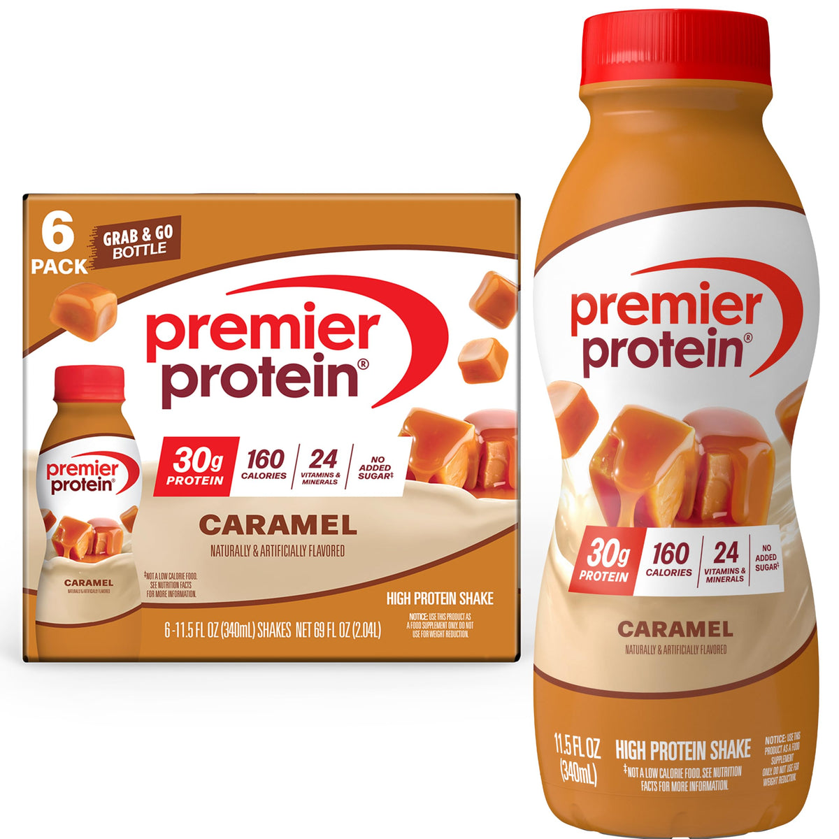 Premier Protein LIMITED EDITION 30g Shake, Pumpkin Spice, 12 Pack