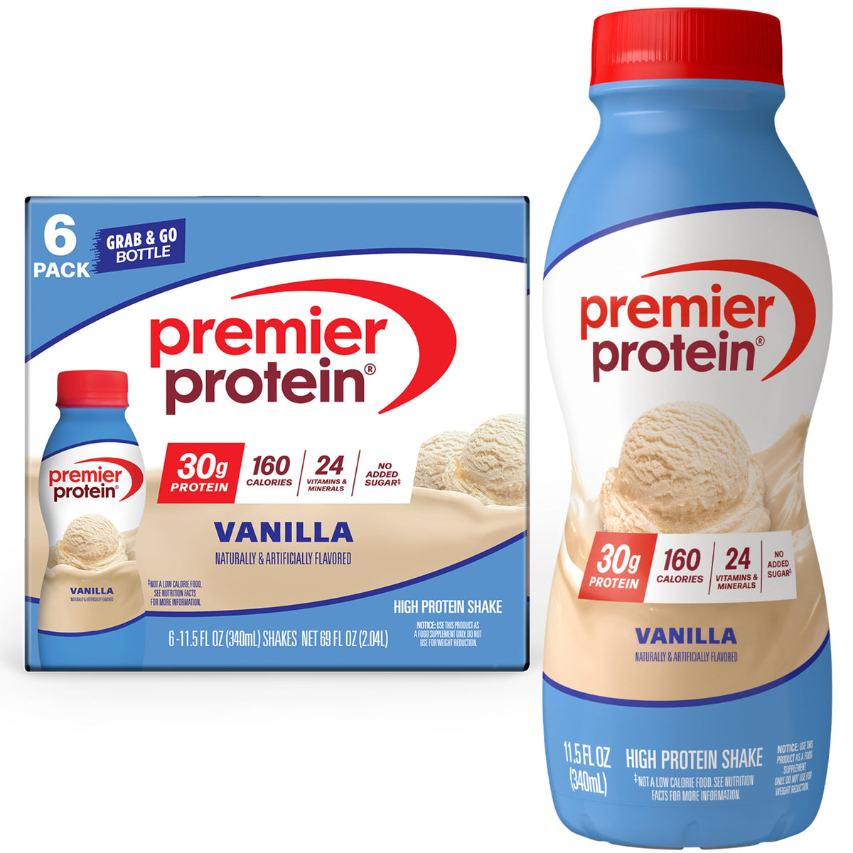 Premier Protein LIMITED EDITION 30g Shake, Pumpkin Spice, 12 Pack