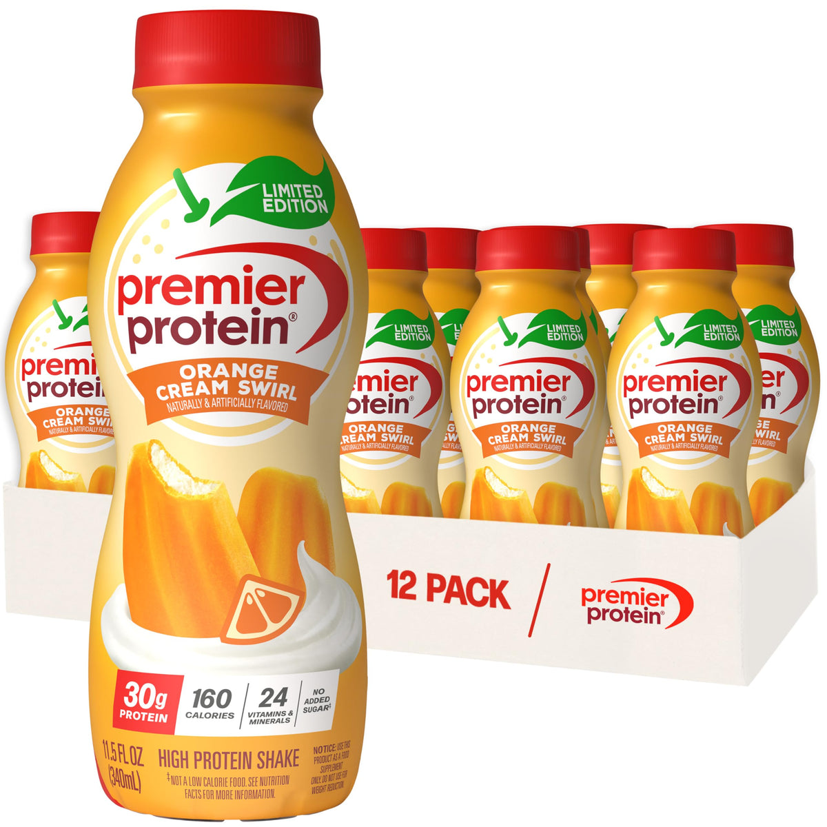 Premier Protein LIMITED EDITION 30g Shake, Pumpkin Spice, 12 Pack